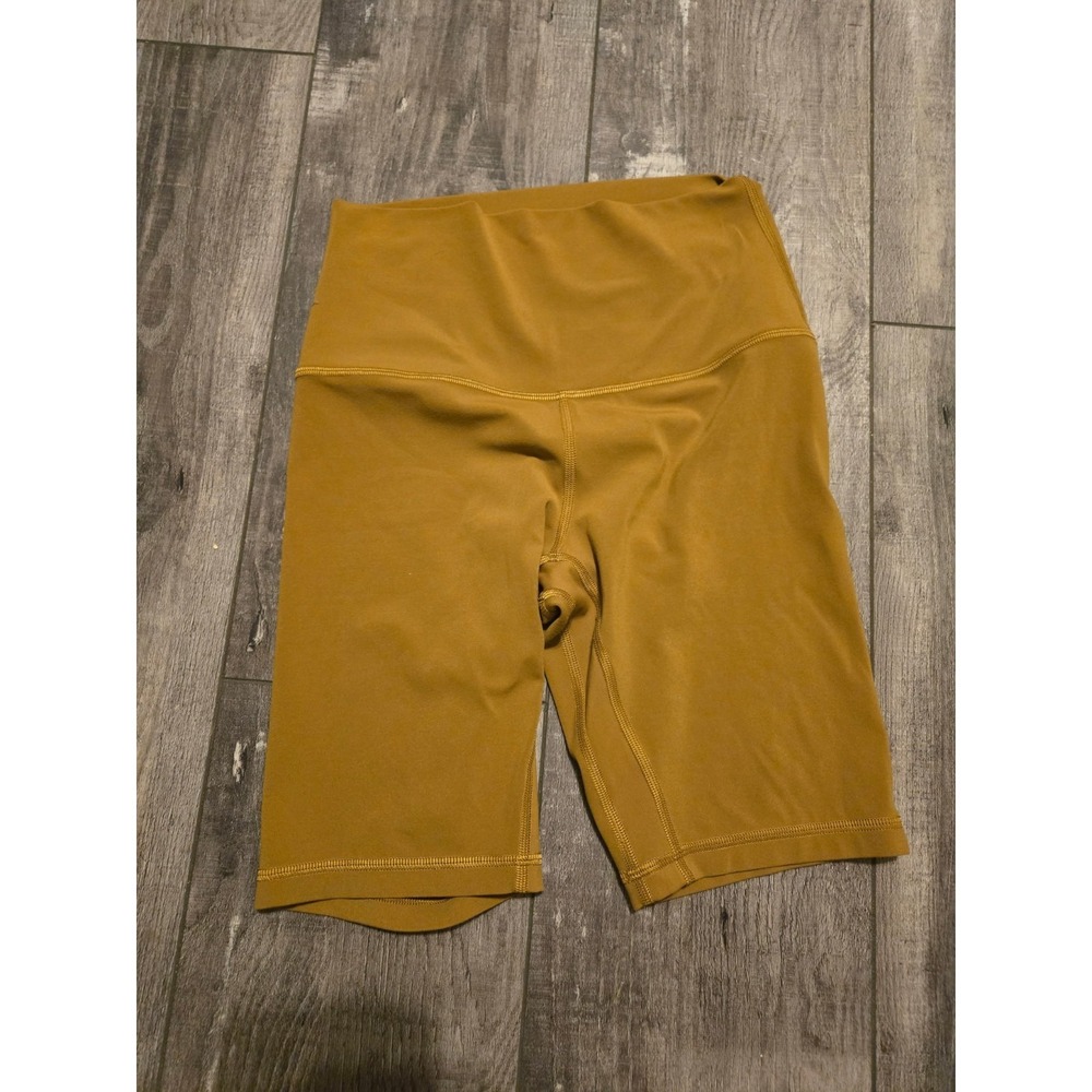 Lululemon Align Super High Rise‎ Short  10" Gold Spice Size 4